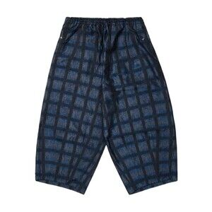 Needles Textured Checkered Shorts With Elastic Waistband - NWT